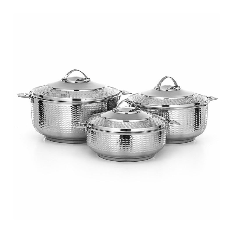 Stainless Steel Hot Pot Royal Set 3 Pieces
