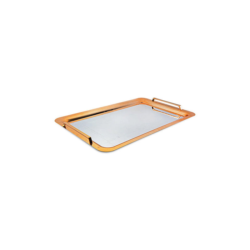 Silver & Gold 77 CM Serving Tray Silver & Gold 77 CM Serving Tray