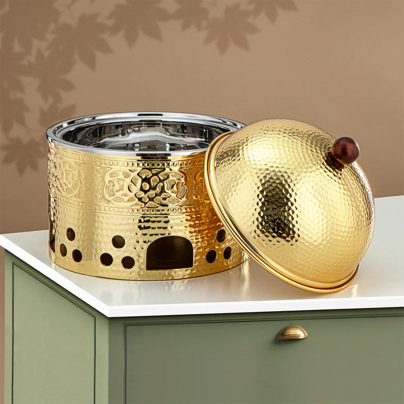 Stainless Steel Chafing Dish 29 cm – Gold