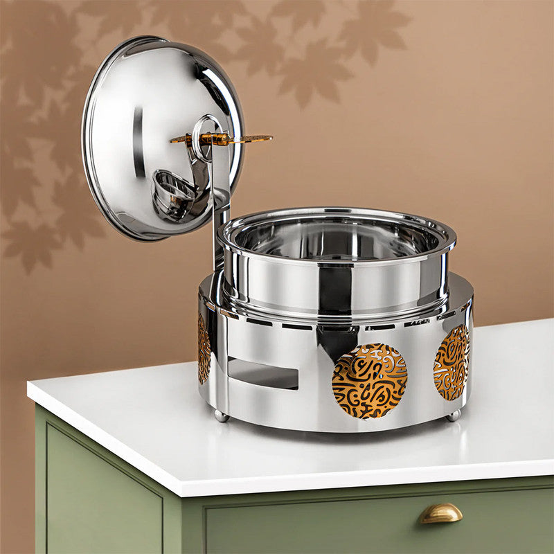 Stainless Steel Chafing Dish 3L – Silver & Gold