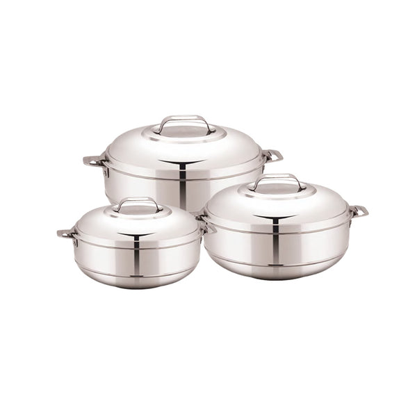 Stride Sara Deluxe Stainless Steel Hot Pot 3 Pcs Set (3.5L + 5L + 7.5L)