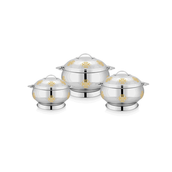 Stride Prime Belly Stainless Steel Hotpot 3 Pieces Set