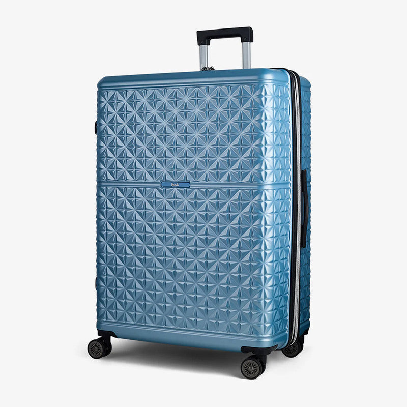 Rock Luggage Maya Blue 3 Piece Trolley Set Rock Luggage Maya Blue 3 Piece Trolley Set