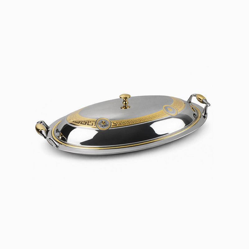 Brignani Alena Gold Oval Risotto Tray
