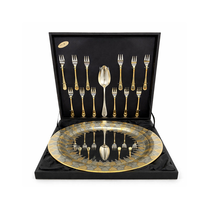 Brignani Farah Gold Cake Set 14 Pieces