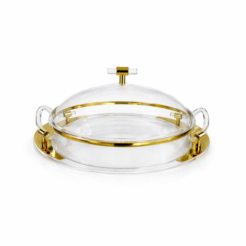 Jiangmen Acrylic & Gold Date Bowl