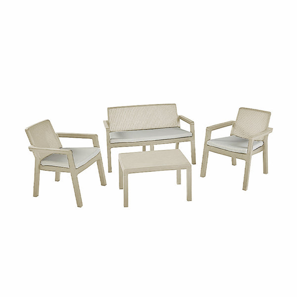 Violethouse Prestij 4 Pieces Garden Armchair Set 4 Seater | V0140 | Outdoor | Outdoor, Outdoor Furniture |Image 1