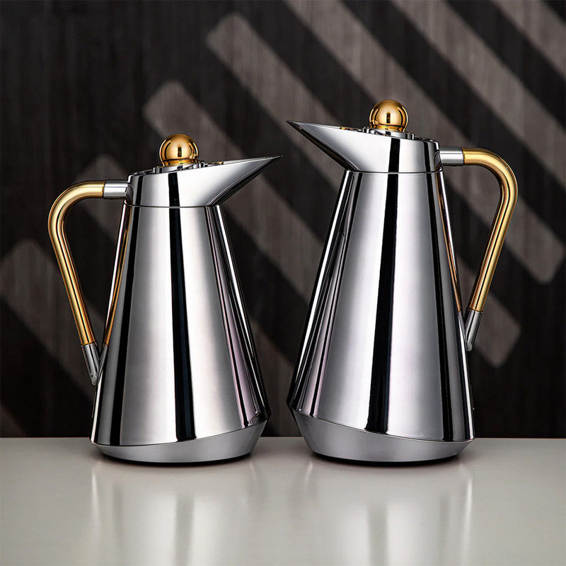Vacuum Flask Set – Silver & Gold Vacuum Flask Set – Silver & Gold
