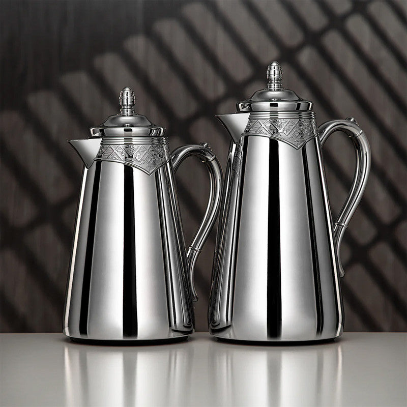 Vacuum Flask Set – Silver