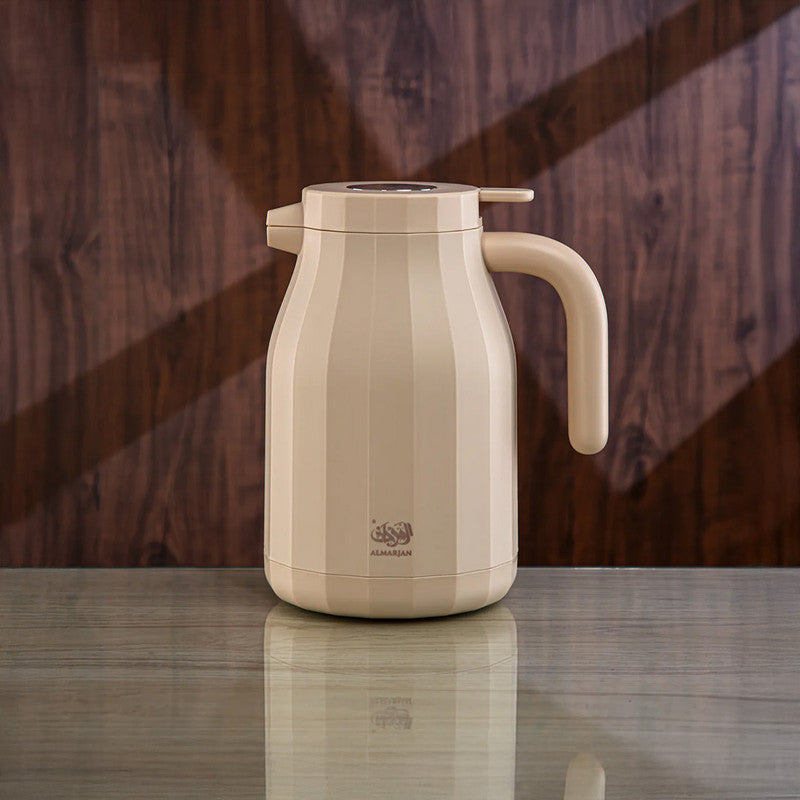 Almarjan Matt Beige 1.5 Liter Vacuum Flask