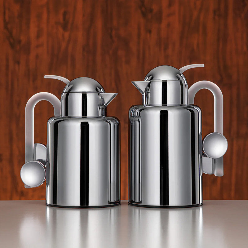 Vacuum Flask 2-Piece Set – Silver & Frost – 1L + 1.5L