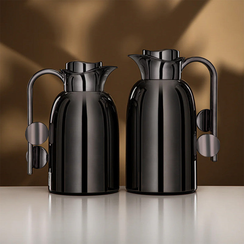 Vacuum Flask Set – Gun Black (0.7L & 1L) Vacuum Flask Set – Gun Black (0.7L & 1L)