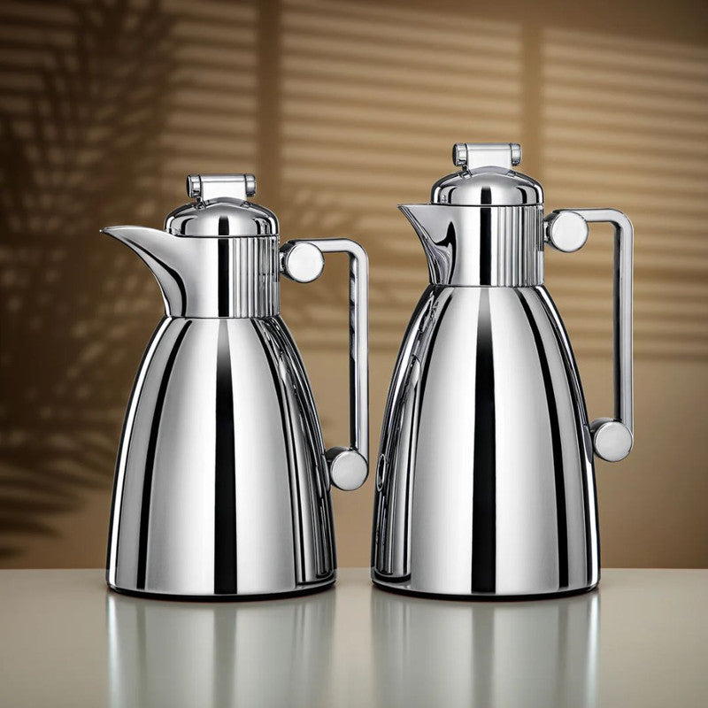 Vacuum Flask Set 0.7L & 1L – Silver Vacuum Flask Set 0.7L & 1L – Silver