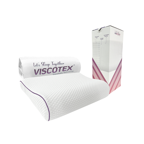 Viscotex Curved Orthopedic Pillow 60x43/14/12 Cm