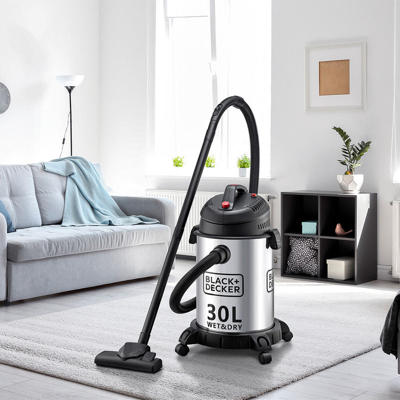 Black+Decker 1400W 30L Wet & Dry Vacuum Cleaner Black+Decker 1400W 30L Wet & Dry Vacuum Cleaner