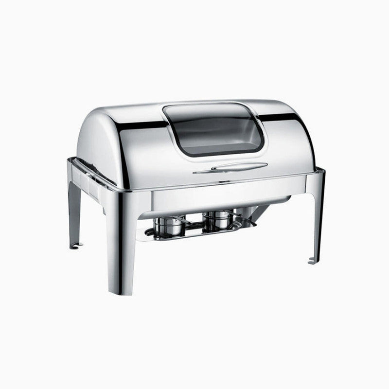 Yuke Stainless Oblong Chafing Dish with Window