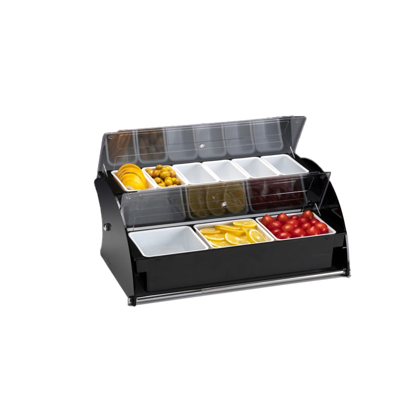 Alkan Polycarbonate Bar Container with Acrylic Stand