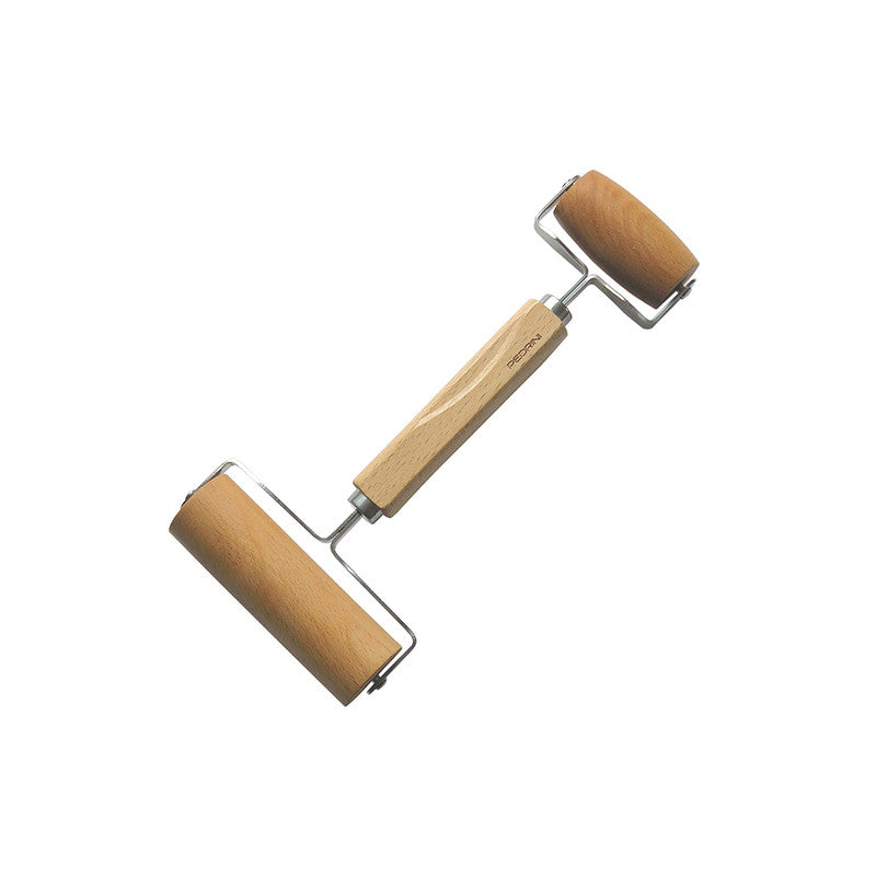 Pedrini Double Wooden Dough Roller | 0002-8 | Cooking & Dining, Kitchen Utensils |Image 1