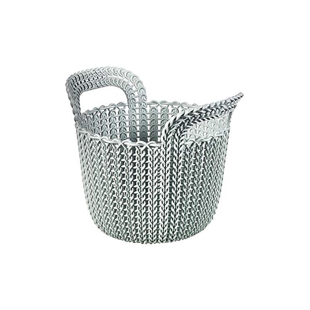 Curver Pl Knit Round Xs G Basket Organiser | 03671-X60-00 | Laundry & Cleaning | Laundry & Cleaning, Plastic wear |Image 1