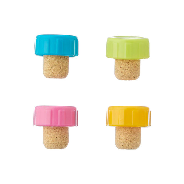 Pedrini Cork Stopper 4 Pieces Set | 04GD137 | Cooking & Dining, Kitchen Utensils |Image 1