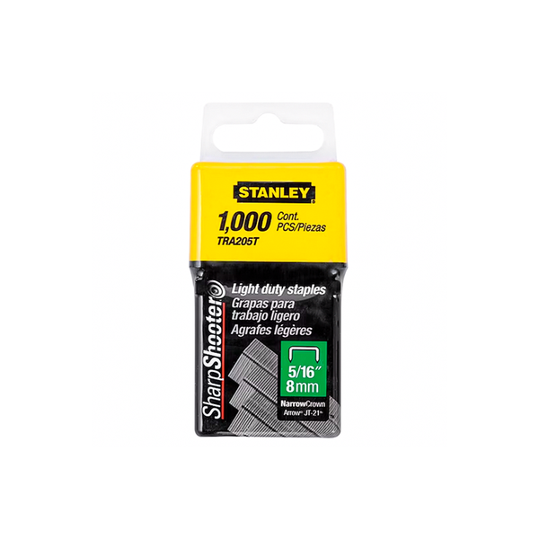 Stanley Type A Staples Silver 8 mm