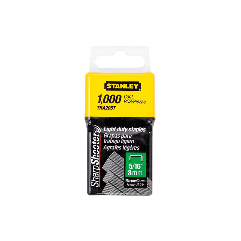 Stanley Type A Staples Silver 8 mm | 1-TRA205T | DIY & Hardware, Tools |Image 1