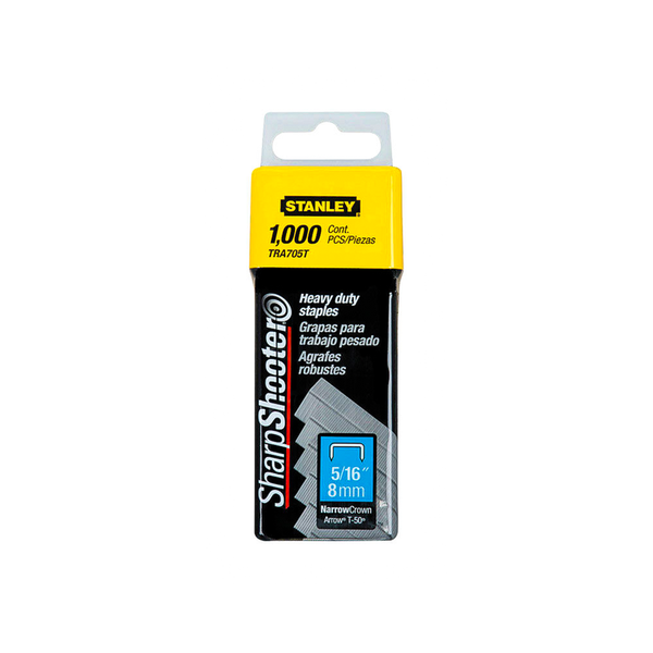 Stanley Type G Staples Silver 10 mm