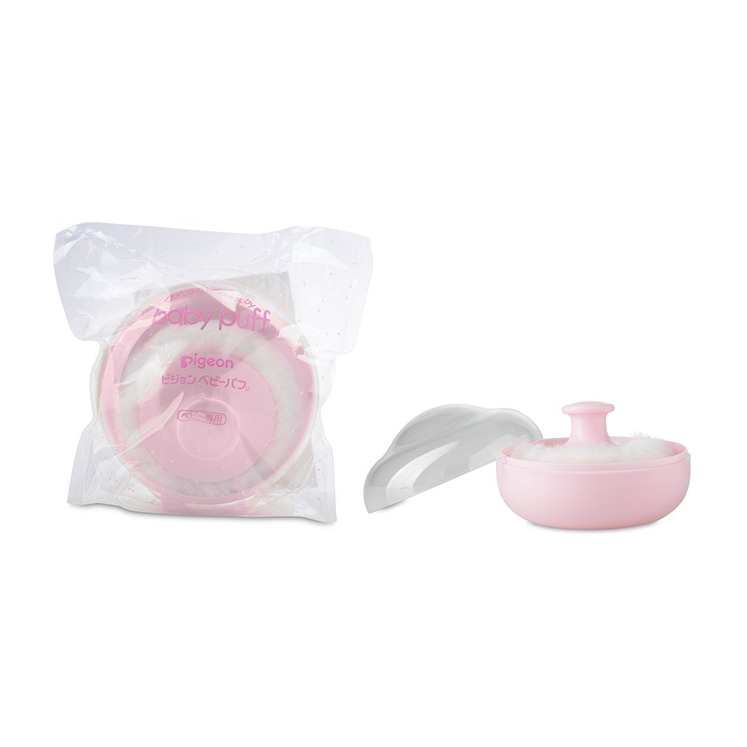 Pigeon Powder Case W/Puff Pink Pigeon Powder Case W/Puff Pink