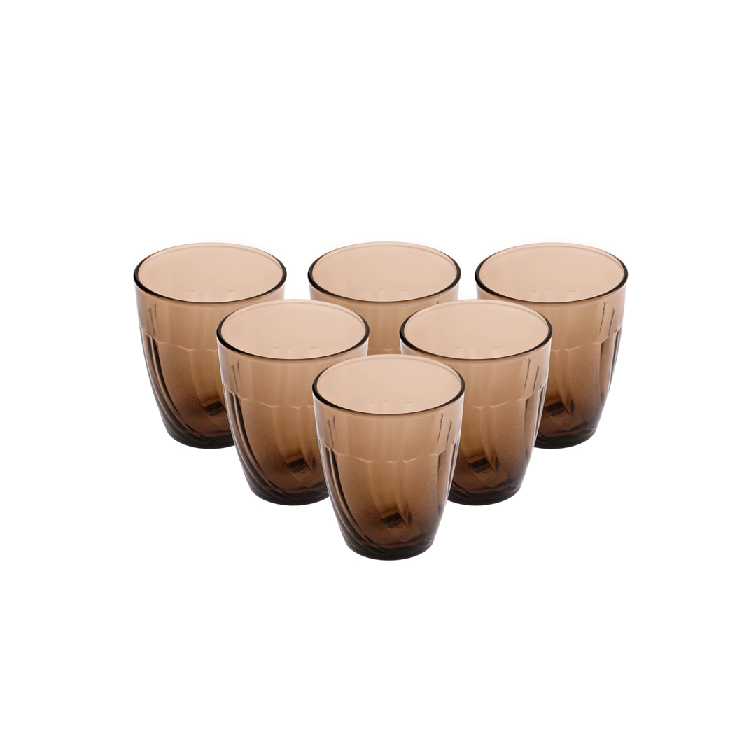 Duralex Beau Rivage Creole Tumbler 25Cl Set Of 6 | 1008CR06A0111 | Cooking & Dining, Glassware |Image 1