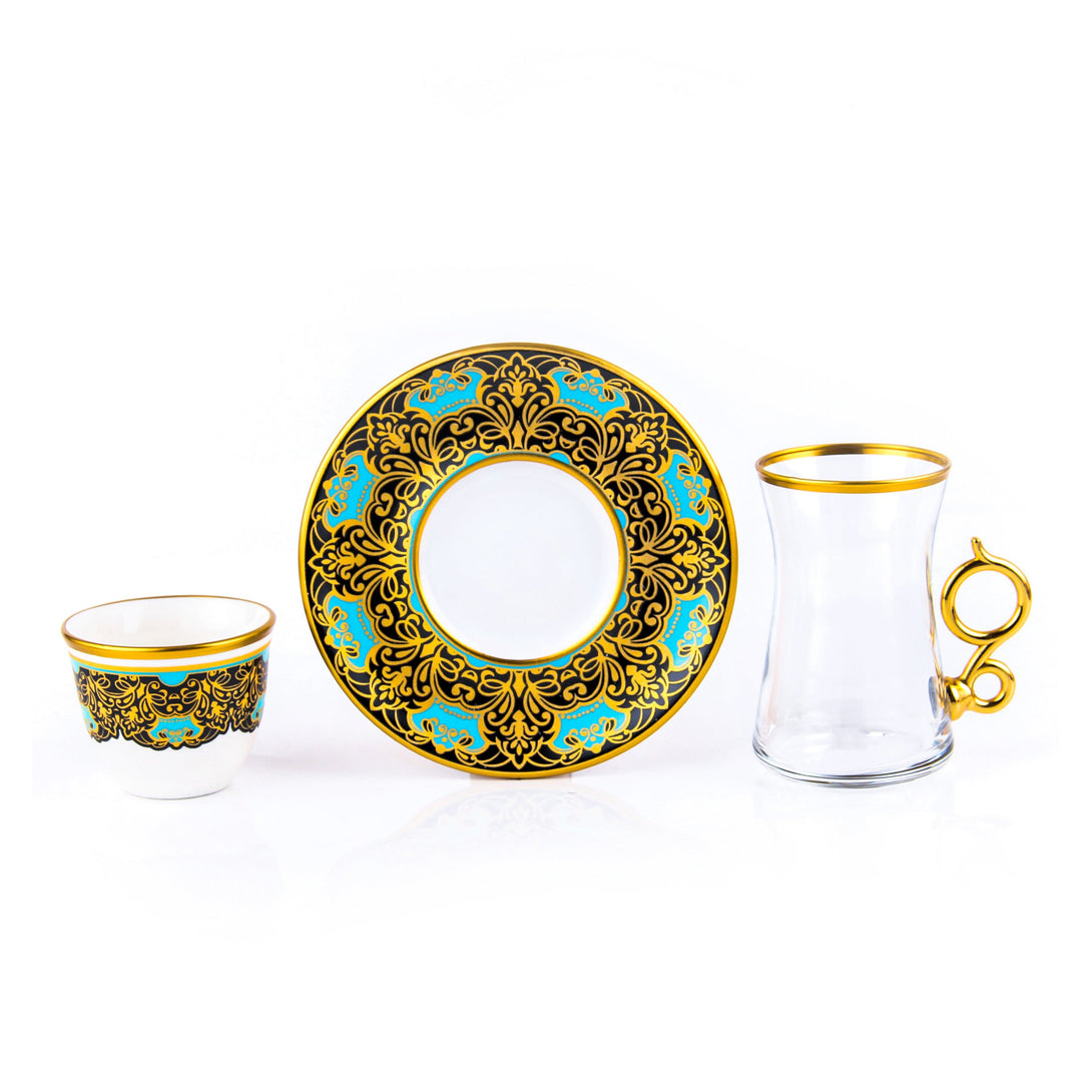 Byblos Set Of 18Pcs Tea & Coffee Cup & Saucer | '10157 | Cooking & Dining | Coffee Cup, Cooking & Dining, Glassware, Tea Cup |Image 1