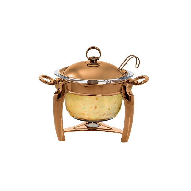 Mat Steel Rose Gold Soup Warmer | 1015RG | Cooking & Dining, Serveware |Image 1