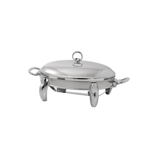 Chafing Dish Large Oval Silver    1018S