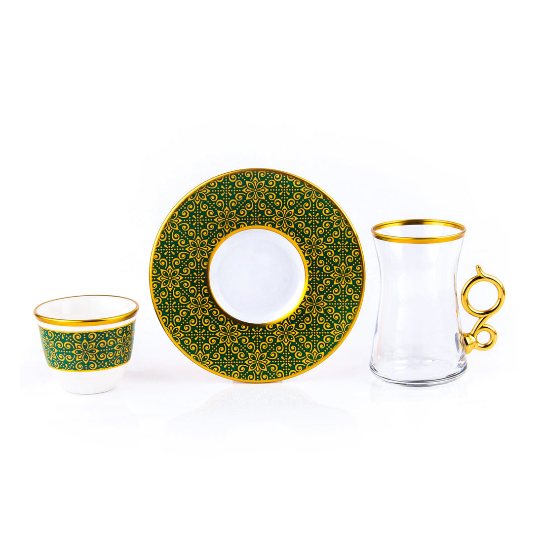 Byblos Set Of 18Pcs Tea & Coffee Cup & Saucer | '10233 | Cooking & Dining | Coffee Cup, Cooking & Dining, Glassware, Tea Cup |Image 1