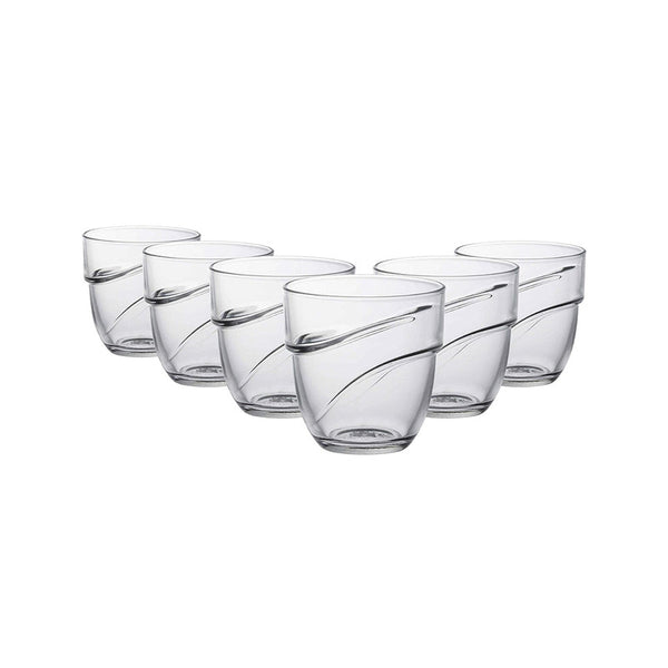 Duralex Wave Clear Tumbler Set Of 6 | 1050AB06A0111 | Cooking & Dining, Glassware |Image 1