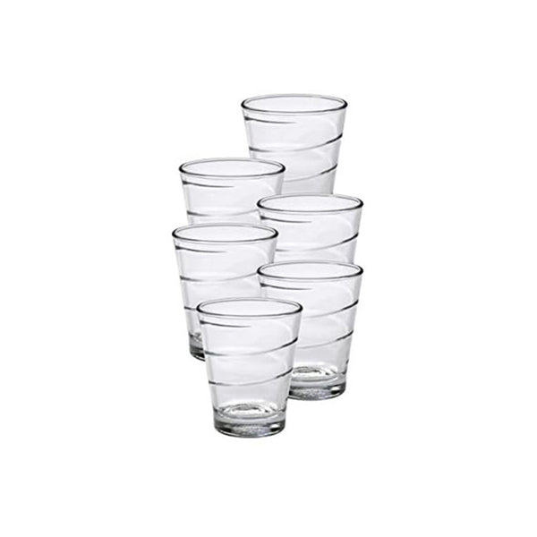 Duralex Spirale Tumbler Set Of 6 | 1069AB06A1111 | Cooking & Dining, Glassware |Image 1