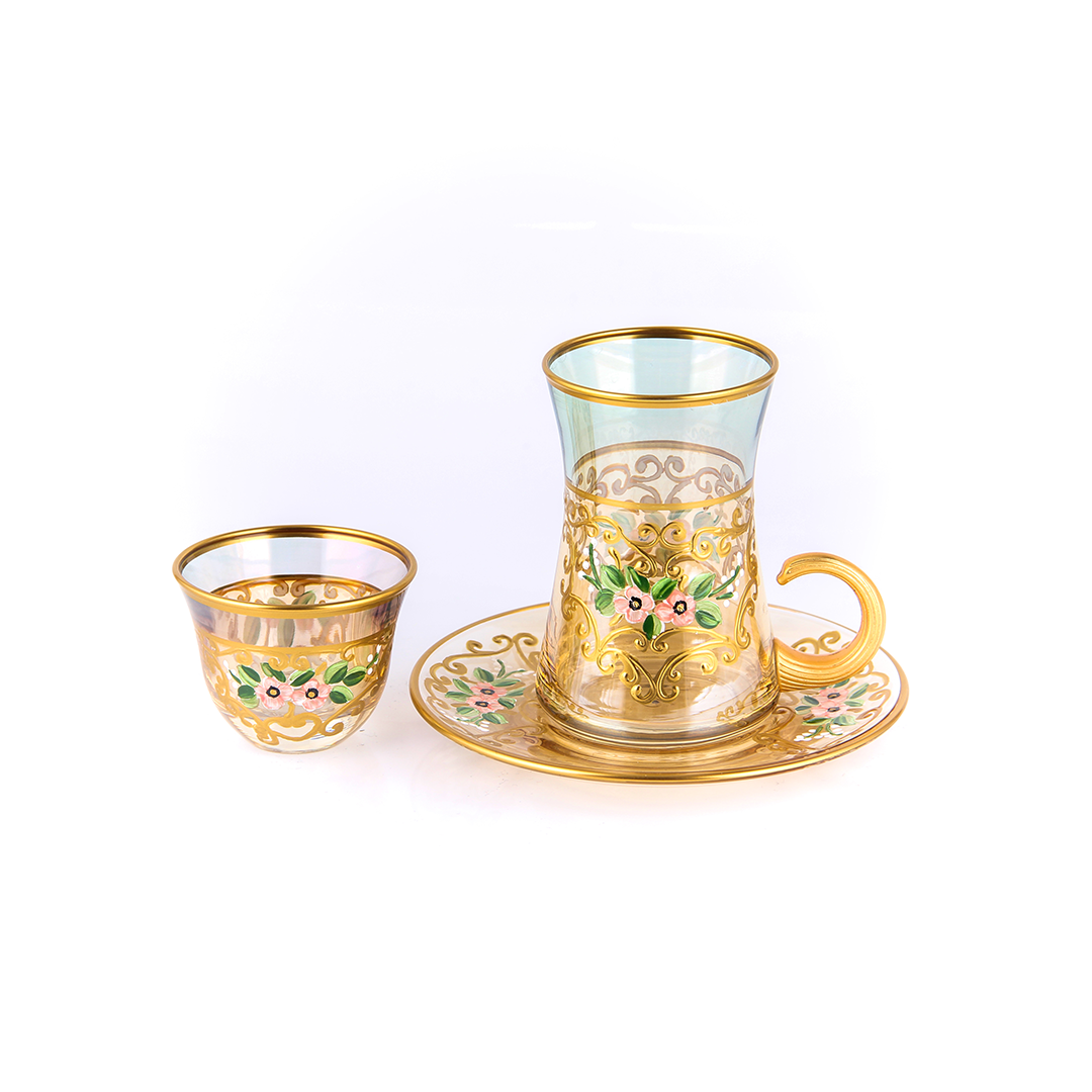 Byblos Set Of 18Pcs Tea & Coffee Cup & Saucer | '10748 | Cooking & Dining | Coffee Cup, Cooking & Dining, Glassware, Tea Cup |Image 1