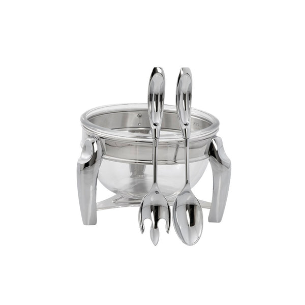 Mat Steel Silver Salad Set | 1091S | Cooking & Dining, Serveware |Image 1