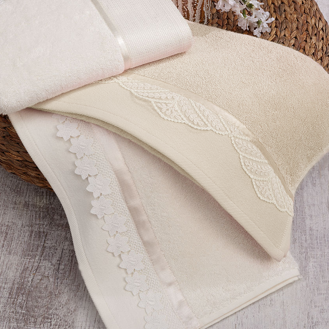 100% Cotton Terry Towel Set   2019-10-Beige | 2019-10-BEIGE | Home & Linen | Home & Linen, Towels |Image 1