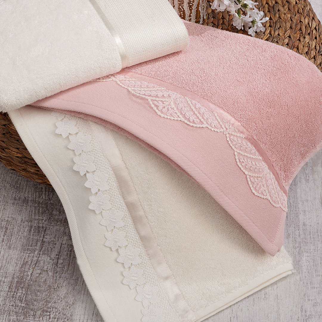 100% Cotton Terry Towel Set   2019-10-Pink | 2019-10-PINK | Home & Linen | Home & Linen, Towels |Image 1