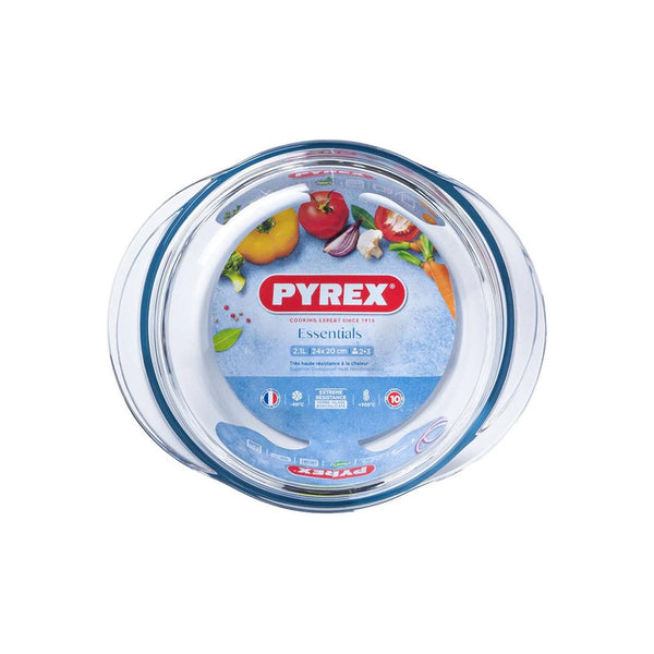Pyrex 2.2L Glass Round Casserolee | 208A000 | Cooking & Dining, Glassware |Image 1