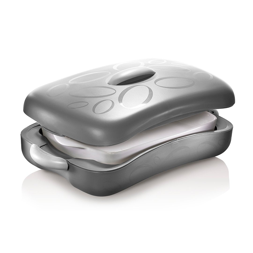 Enjoy Rectangular Insulated Server Tuttocaldo 2.5L - Grey Enjoy Rectangular Insulated Server Tuttocaldo 2.5L - Grey