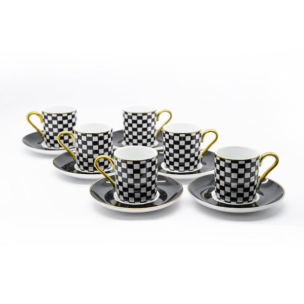 Kosova Kgp-061 Cofee Cup/Saucer 6Pcs Set | ikt-04 | Cooking & Dining | Coffee Cup, Cooking & Dining, Glassware |Image 1