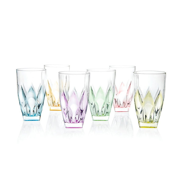 Niphea Set Pcs Hb Tumblers Colour-Rcr Trends - 25572020006 | '25572020006 | Cooking & Dining, Glassware |Image 1