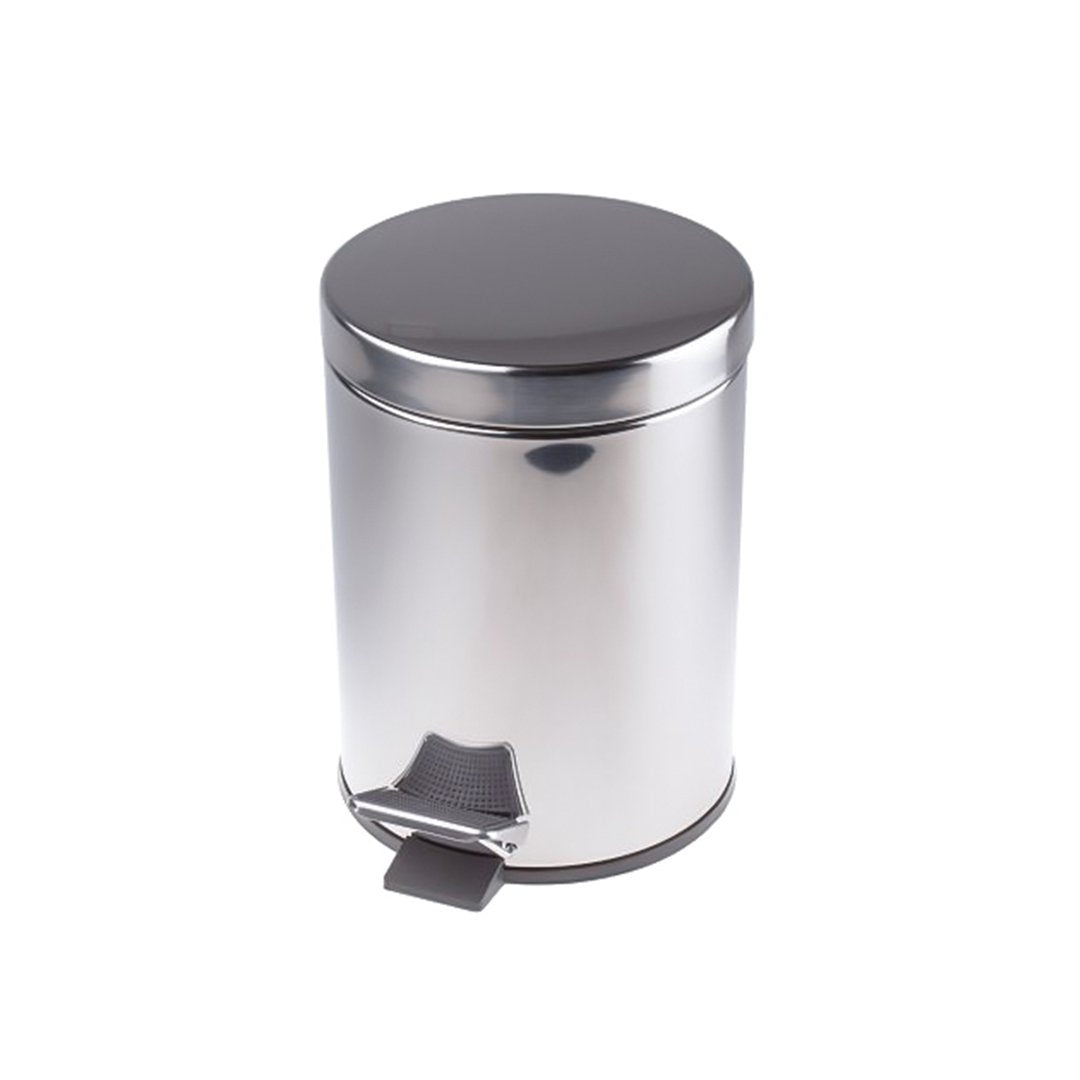 Proff Metal Dustbin With Pedals 12-Ltr - 2601918 | '2601918 | Home & Linen | Dust Bins, Laundry & Cleaning |Image 1