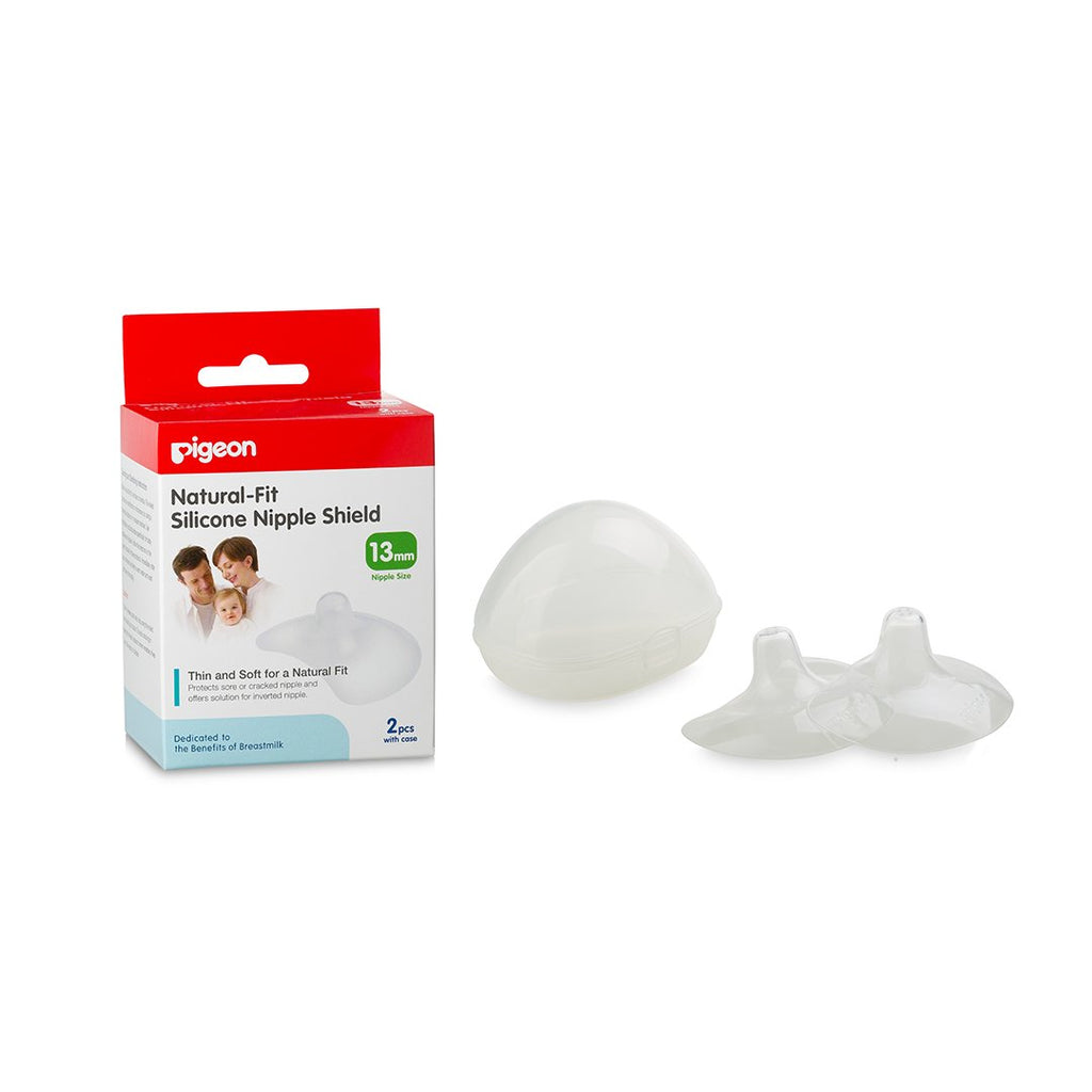 PIGEON NIPPLE SHIELD SILICONE NAT FIT SOFT 26227