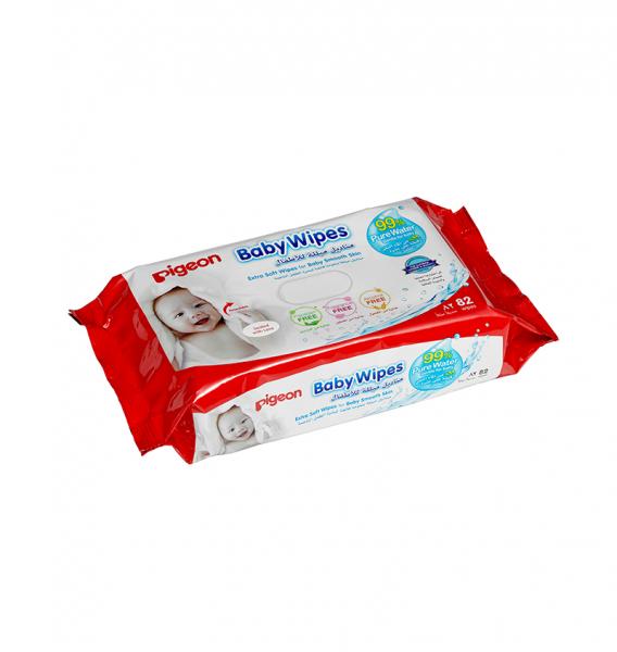 Pigeon Baby Wipes 82S/Refill 99%Water | '26625 | Baby Care | Baby Care |Image 1