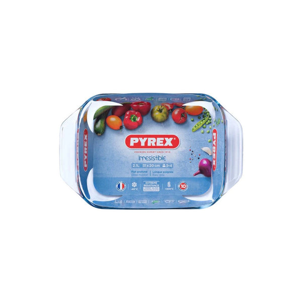 Pyrex 2.1L Rectangular Roaster | 407B000 | Cooking & Dining, Glassware |Image 1