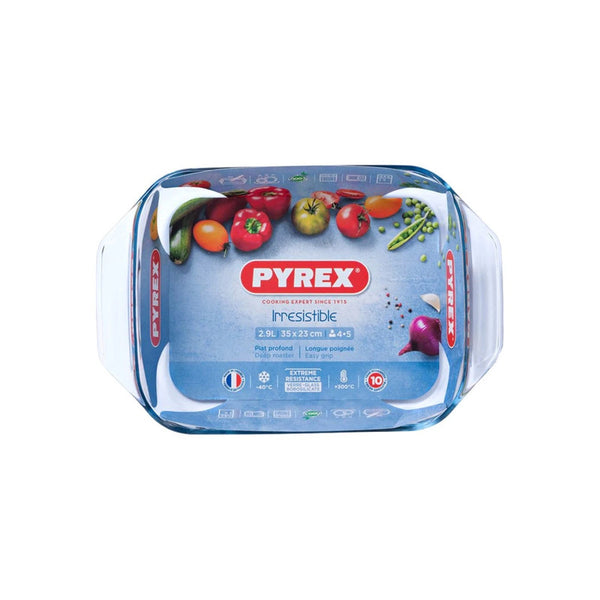 Pyrex 2.9L Rectangular Roaster | 408B000 | Cooking & Dining, Glassware |Image 1