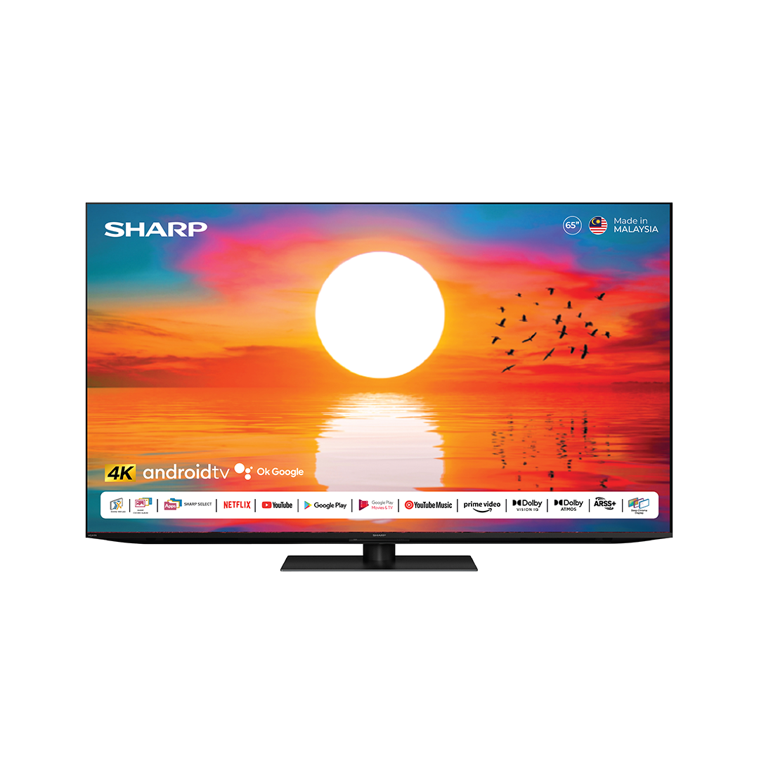 Sharp 65" 4K Uhd Android Mini Led Tv | 4T-C65FV1X | Electronics | 4K UHD, Electronics, Tvs |Image 1