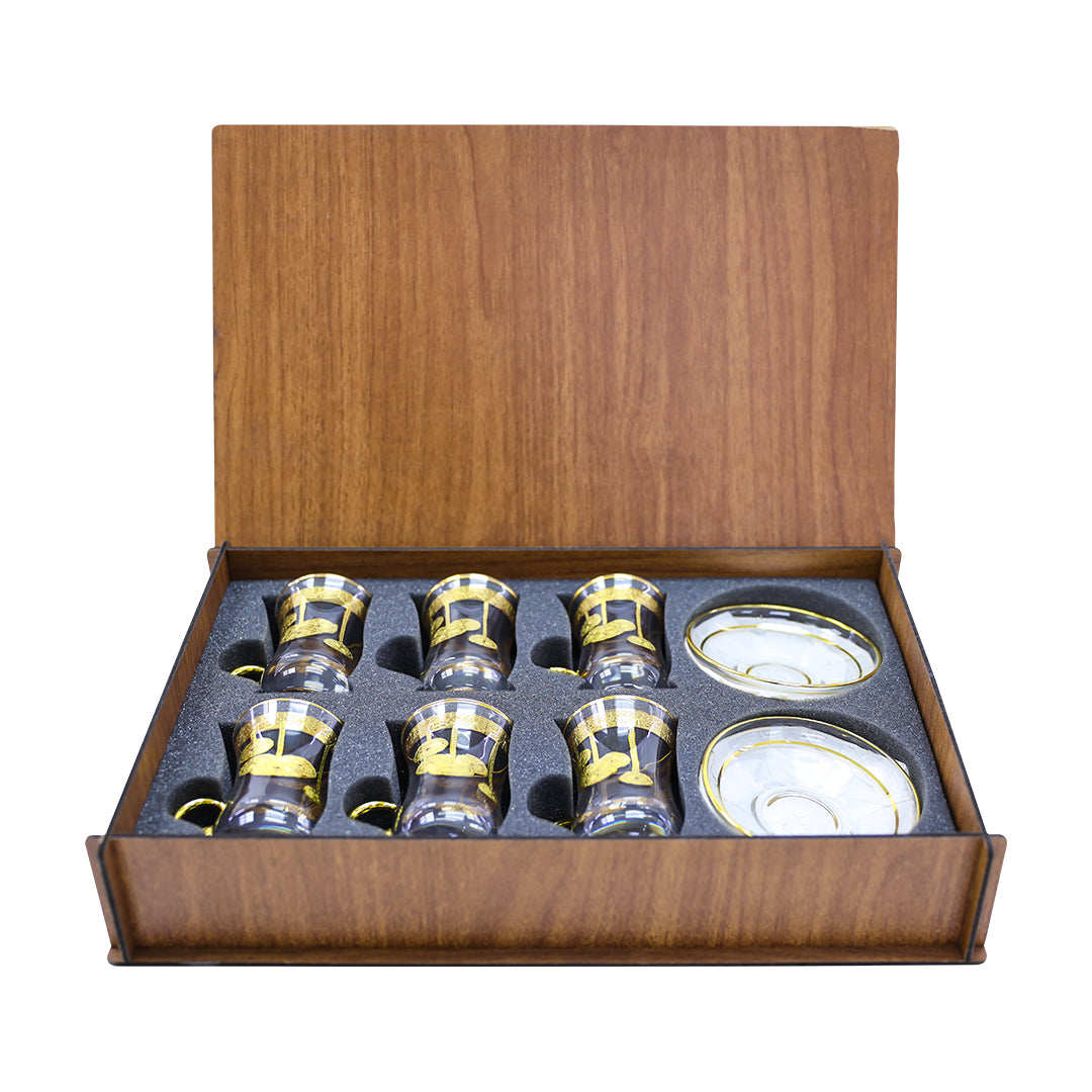 Tea Set Wooden Box 62561K-Itl4 | 62561K-ITL4 | Cooking & Dining | Coffee Cup, Cooking & Dining, Glassware |Image 1